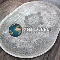 Турецкий ковер Deko 20122 Серый овал